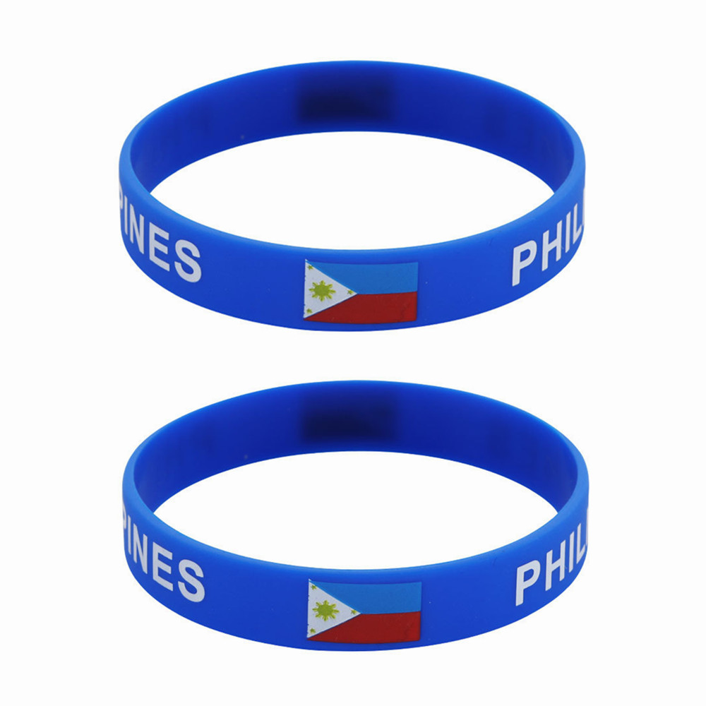 Men'S Accessories Philippines - 2 Stuks Filipijnen Vlag Siliconen Armband