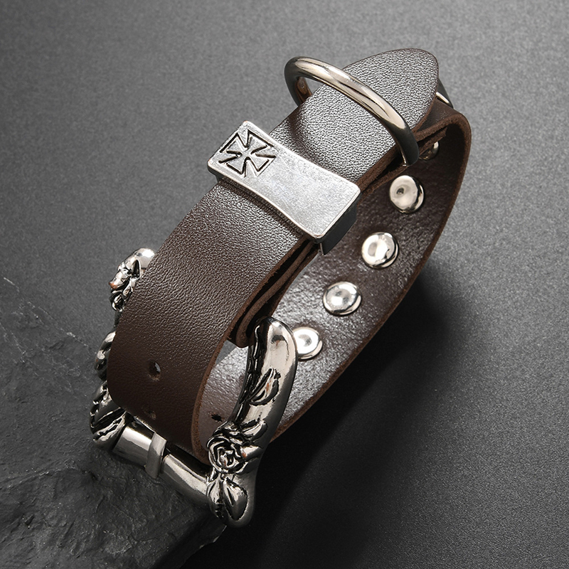 Men Accessories Pk - Rock Punk Stijl Grote Gesp Armband