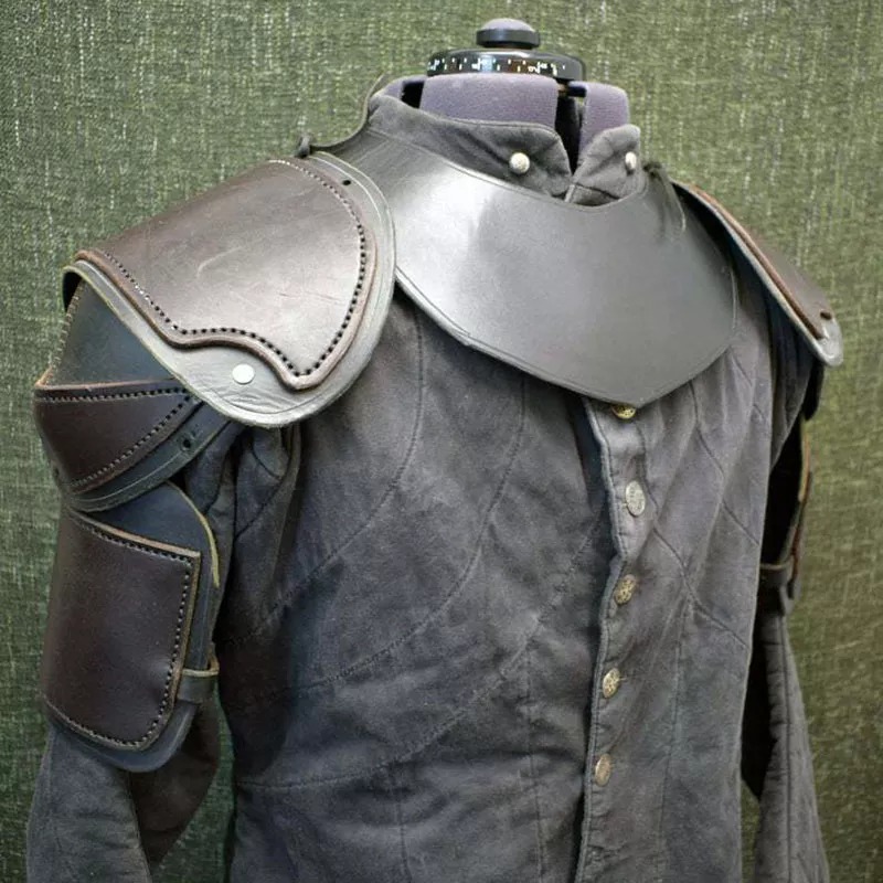 Men'S Viking Accessories - Middeleeuwse Viking Ridder Warrior Schouder Guard