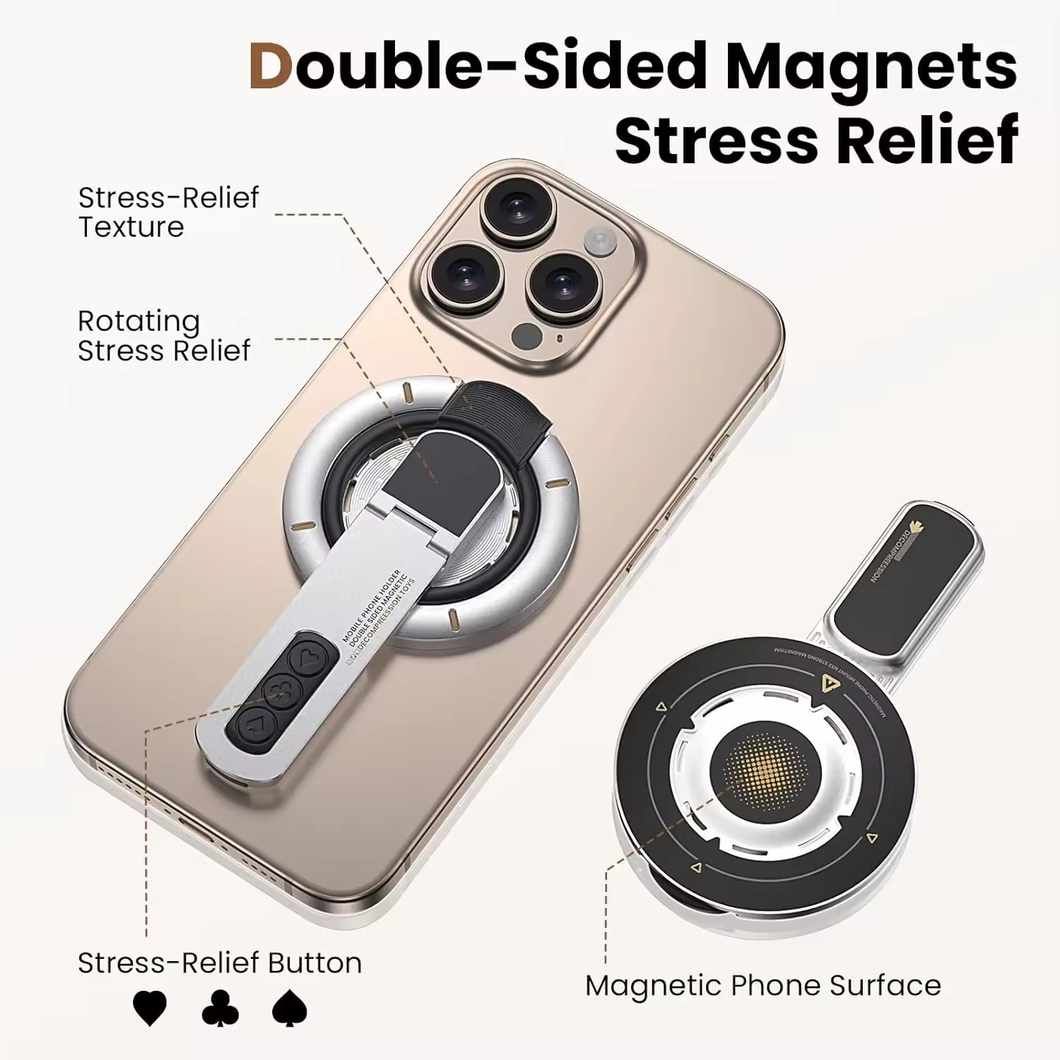 Dubbelzijdige magnetische ving - Young Men'S Accessories recensie en prijs