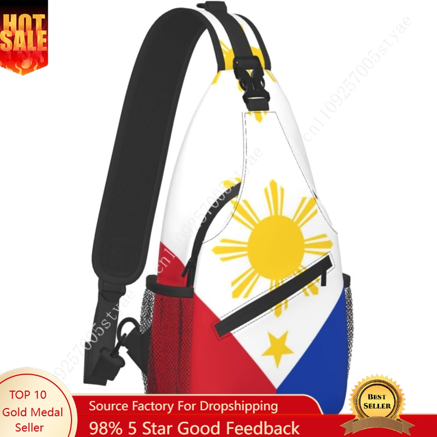 Filippijnse vlag Sling Rugzak  - Men'S Accessories Philippines recensie en prijs