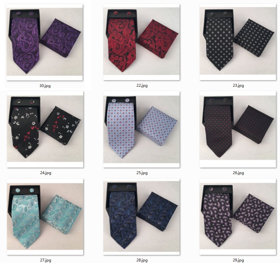 Casual heren stropdas zakdoek  - Neck Tie Set Box recensie en prijs