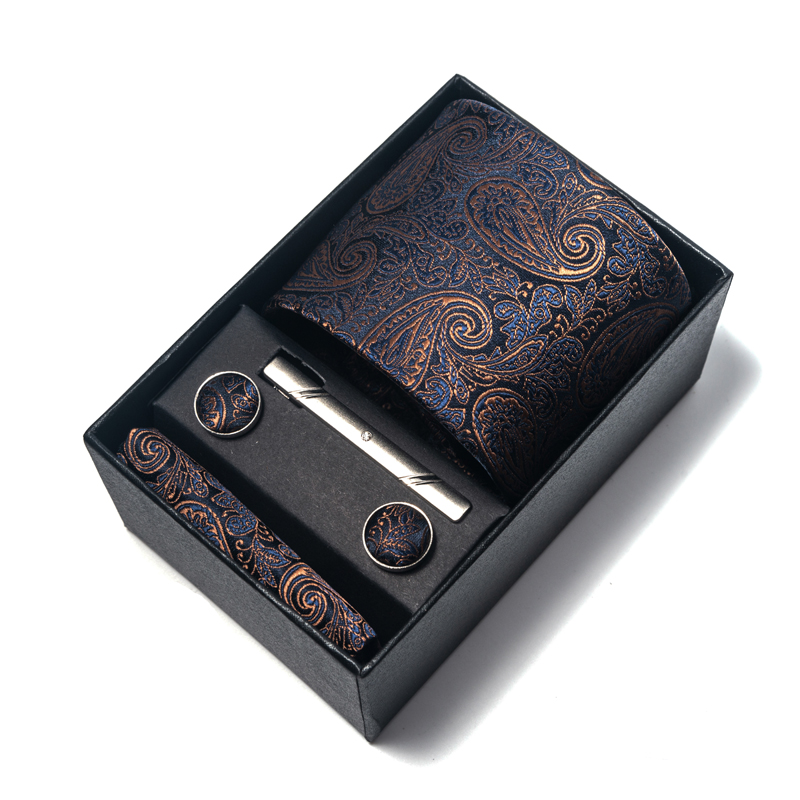 Hot Koop 8 cm Stropdas Zakdoek - Neck Tie Set Box recensie en prijs