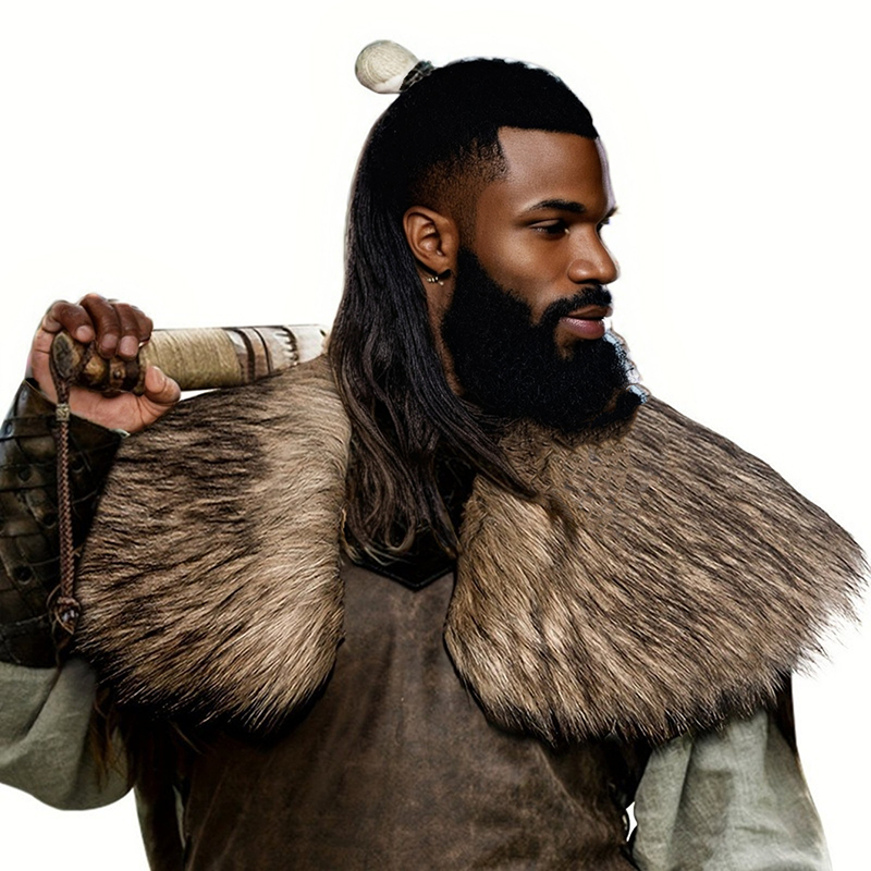 Middeleeuwse namaakbontkraag b - Men'S Viking Accessories recensie en prijs