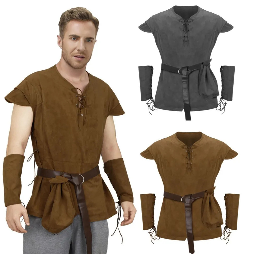 Middeleeuws heren tuniekshirt  - Men'S Viking Accessories recensie en prijs