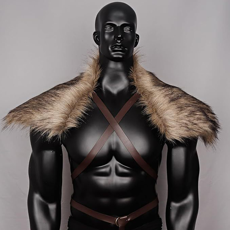 Man Middeleeuwse namaakbont Ca - Men'S Viking Accessories recensie en prijs